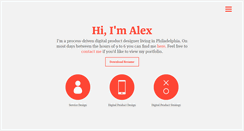 Desktop Screenshot of alexvoorhees.com